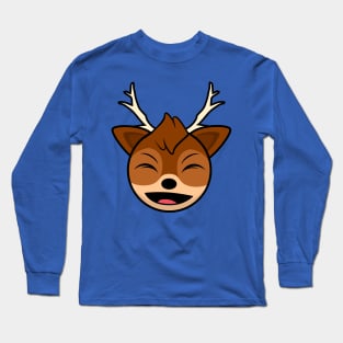 Laughing Reindeer Ecstatica Long Sleeve T-Shirt